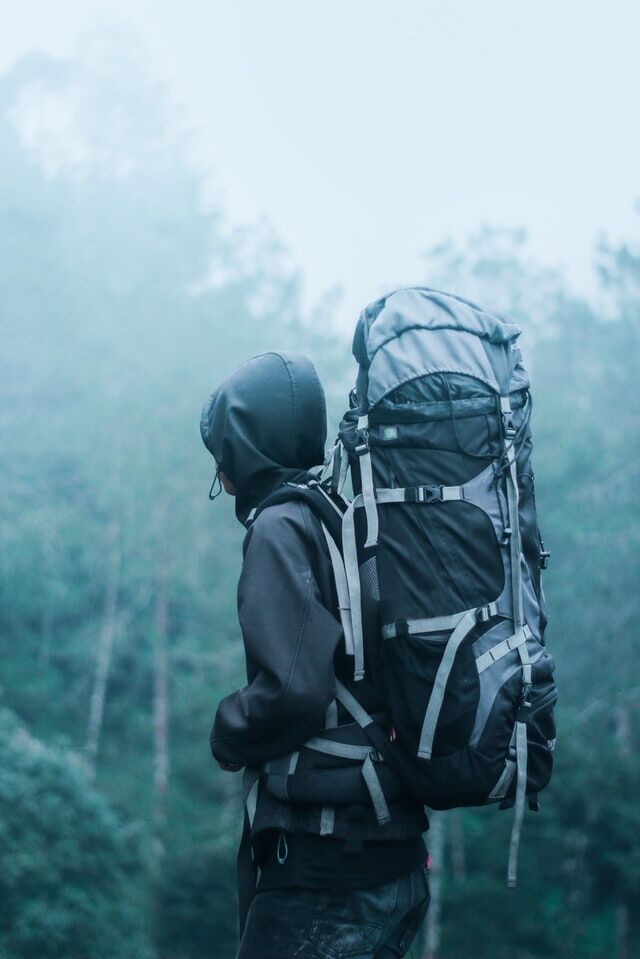 heavy backpack