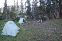 rawah wilderness camp site